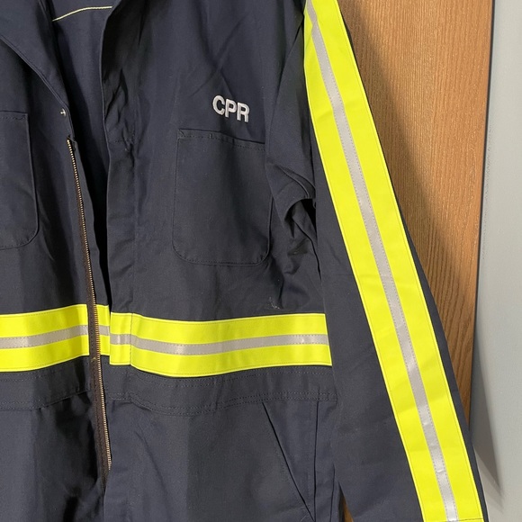 Red Kap Hi Visibility Coverall Long Sleeve NWOT - Picture 4 of 9